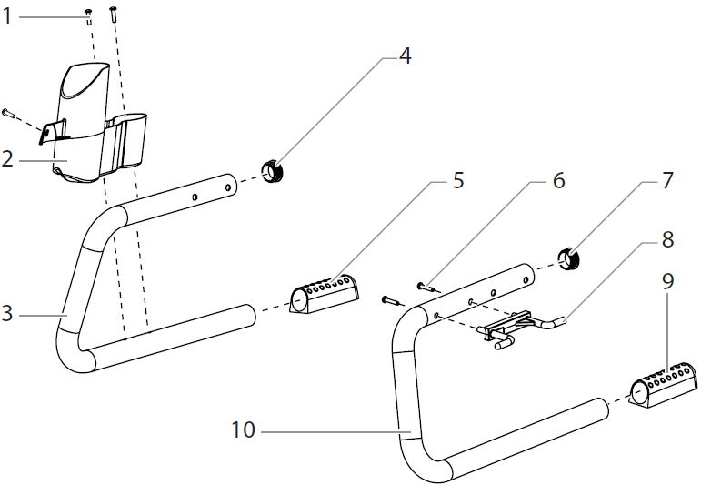 Impact 640 Skid Assembly Parts